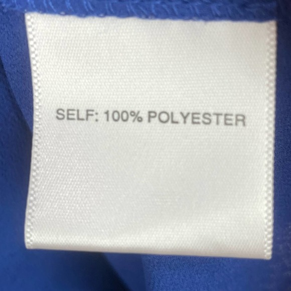 Rose&Olive Royal Drape Front Roll Tab Blouse size Large - Picture 8 of 10